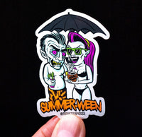 Summerween 2 vampires sticker